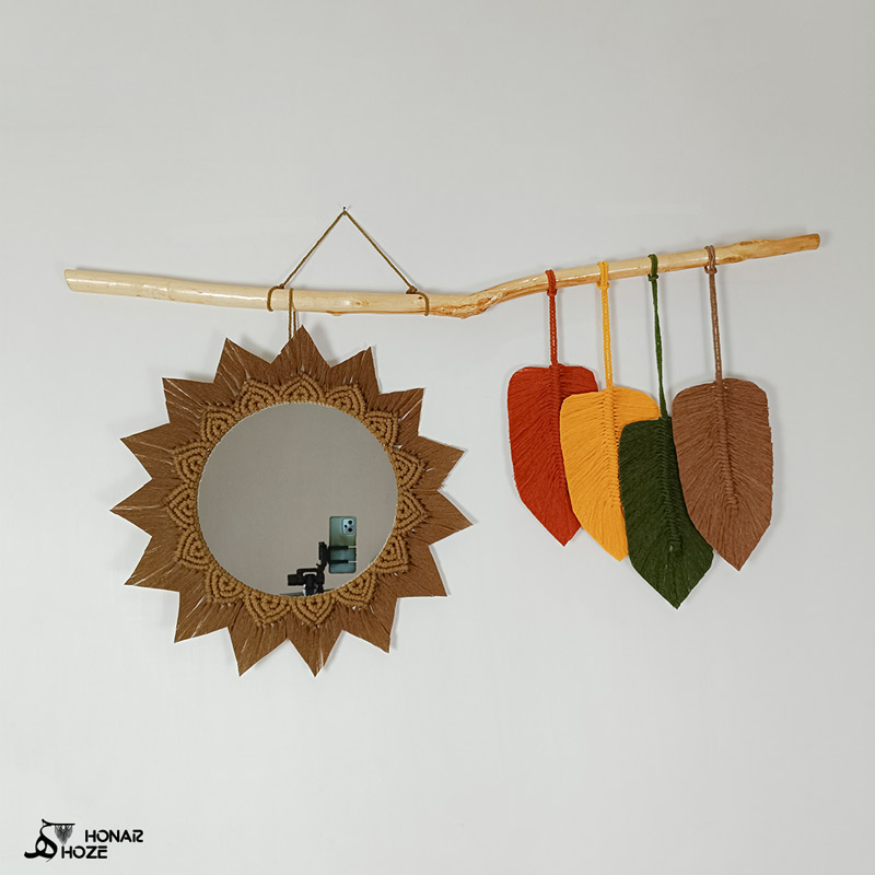 دیوارکوب مکرومه چیکا